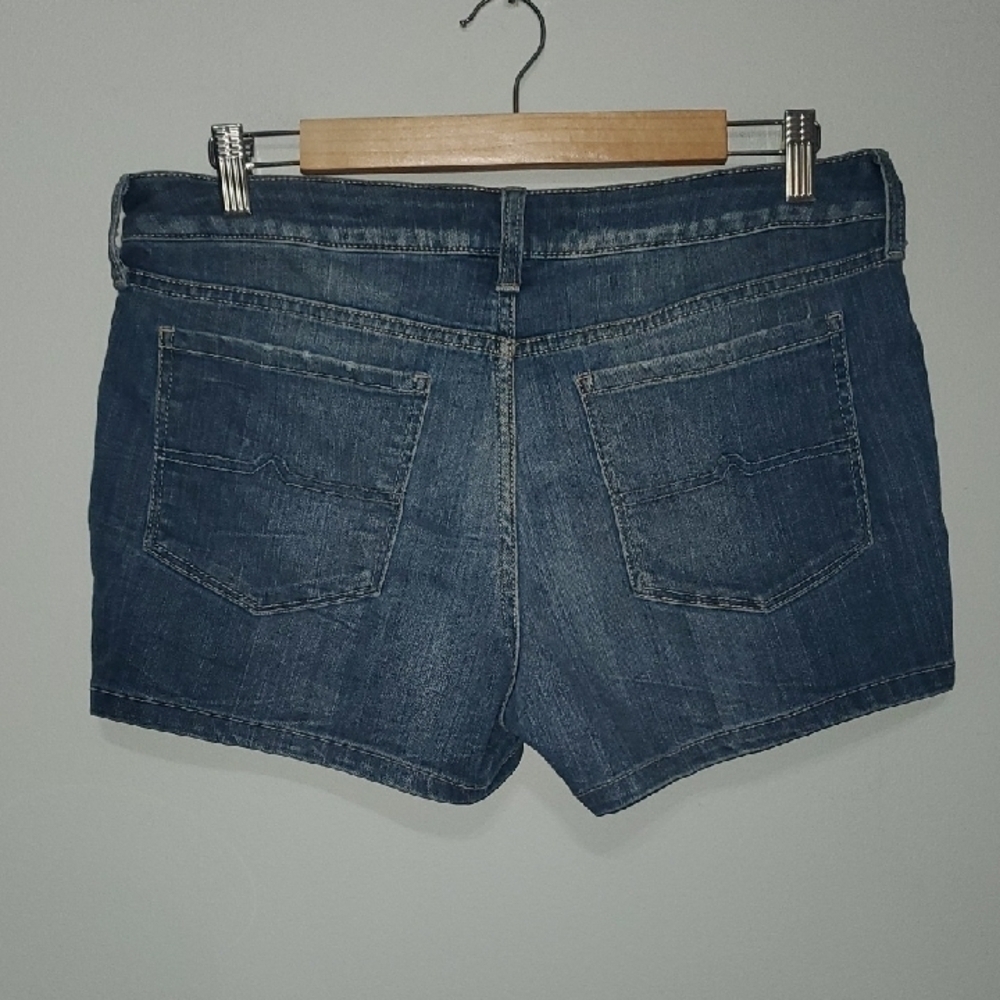 Arizona Jeans Shorts Womens Size 13 Junior Sizing Blue Denim Women's Shorts - Picture 4 of 13